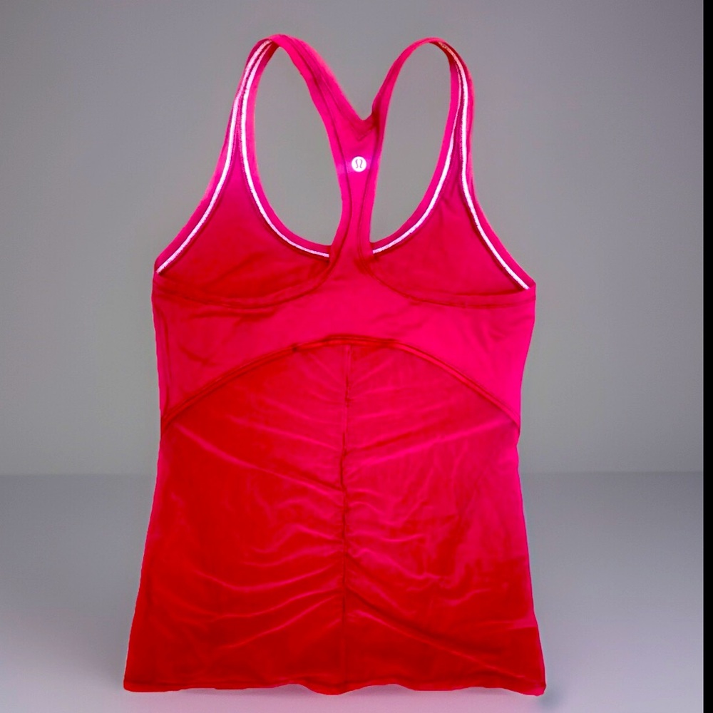 Lululemon Mesh Cool Racerback Shine On Berry Rumble EUC HTF